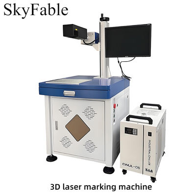 Bom preço Máquina de marcação 3D por laser de superfície Máquina de gravação a laser com foco dinâmico de alta precisão adequada para materiais múltiplos de metal/plástico/cerâmica que suportam a marcação em relevo de superfícies irregulares on-line