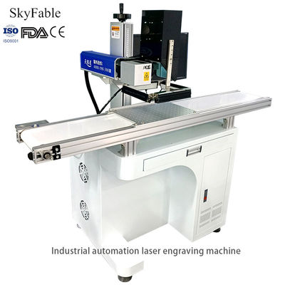 Buon prezzo Intelligente macchina di marcatura laser visiva con incisione di precisione di 0,01 mm personalizzata in linea