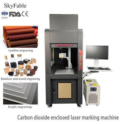 Bon prix Machine laser à dioxyde de carbone fermé entièrement automatique pour le cuir en bois acrylique en ligne