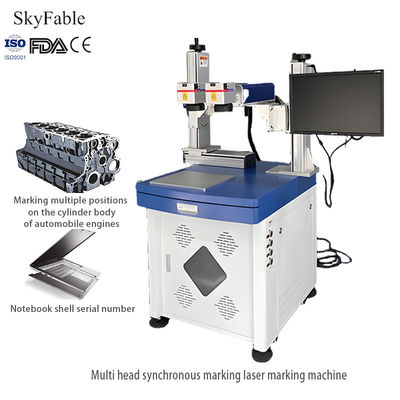 Good price Multi Head Full Automatic Laser Engraving Machine For Notebook Shell Serial Number online