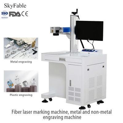 Harga yang bagus Mesin Penandaan Laser Serat Presisi Tinggi 20W 50W Mesin Penandaan Laser Otomatis on line
