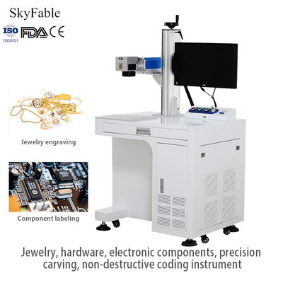 Bon prix Machine de marquage laser à fibres sans contact Instrument de codage non destructeur de précision en ligne