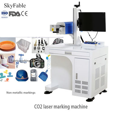 Harga yang bagus Bahan Non-Metal Mesin Ukiran Laser Berkecepatan Tinggi Peralatan Identifikasi Anti Pencegahan on line