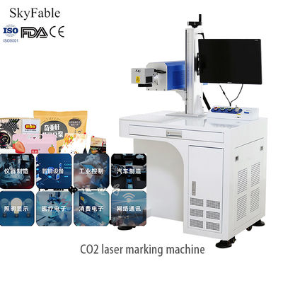 Harga yang bagus CO2 Laser Marking Peralatan Mesin Ukiran Laser Dalam Untuk Kayu Akrilik Dan Kulit on line