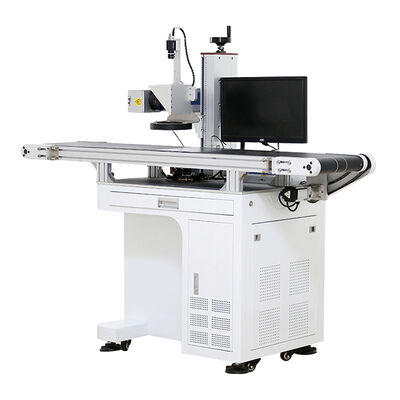 Goede prijs Visuele positionering fiberlaser markeermachine met 110*110mm markeerformaat en automatische herkenning voor precisiegravure online