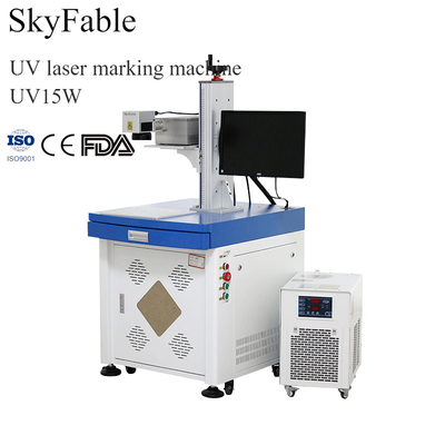 15W UV Laser Marker PCB vetro perforare giada conchiglia di plastica cuffie incisione
