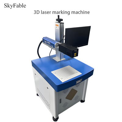 Sistema di marcatura laser a fibra 3D ad alta precisione 0.2 - 20KHZ Frequenza d'impulso 1064nm Lunghezza d'onda