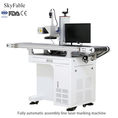 Bom preço Máquina de Marcação Automática Universal Visual a Laser para Metal, Plástico, Cerâmica, Sem Poluição on-line