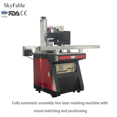 Intelligent Vision Laser Marking Machine Electronic / Food Packaging Visual Laser Marker