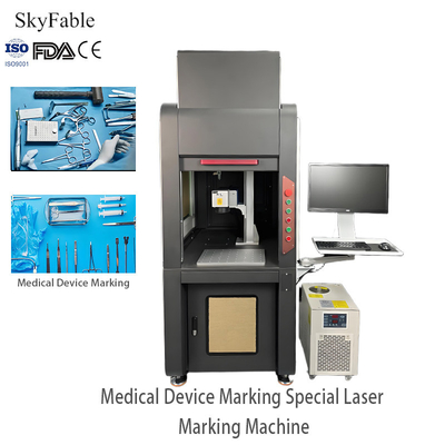 Good price Closed Fiber Laser Engraving Machine 20W For Coreldraw AutoCAD Photoshop Files online