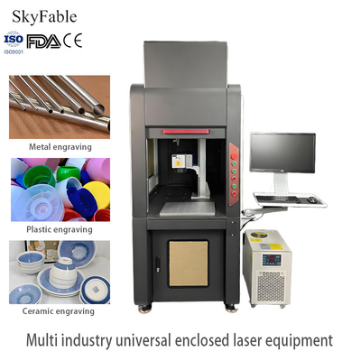 Bom preço Máquina de Marcação Permanente Universal Fechada a Laser on-line