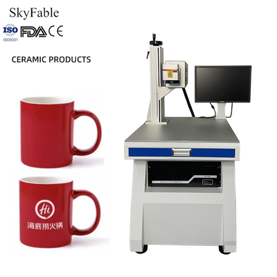 Non Contact CNC CO2 Laser Marking Machine Mark Fragile Components