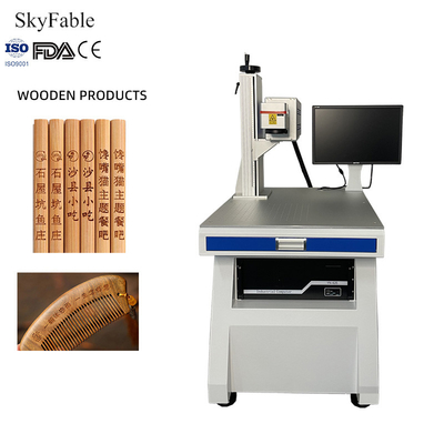 High Precision CO2 Laser Marking Machine Graphic Format Cdr Repeatable Accuracy ±0.01mm