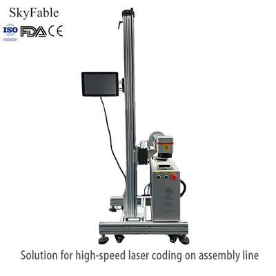 Giá tốt. Máy đánh dấu laser bay tự động chính xác cao cho thực phẩm trực tuyến