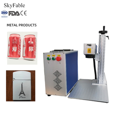 Giá tốt. Máy đánh dấu laser phân chia thân thiện với môi trường cho các tấm tên kim loại làm mát không khí trực tuyến