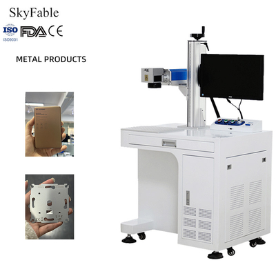 AC 220V 50Hz MOPA Laser Marking Machine per vetro metallico di plastica e ceramica