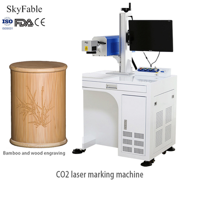 Permanent Laser Marking Engraving Machine For Leather Fabric Bamboo And Wood Crafts
