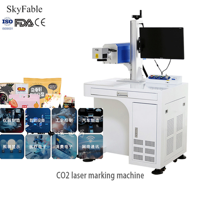 CO2 Laser Marking Equipment Deep Laser Carving Machine For Wood Acrylic And Leather