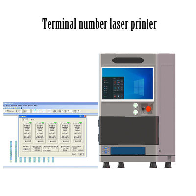 Buon prezzo Stampante laser per marcatura terminali, macchina per marcatura laser CNC, piccola, da tavolo, portatile in linea