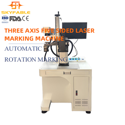 Buon prezzo Macchina di marcatura laser a 5 assi per superfici curve in linea