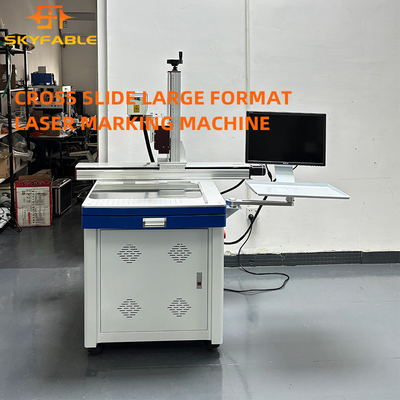 Buon prezzo Multi Axis Laser Marking Machine with ±0.02mm Precision for Metal Chips in linea