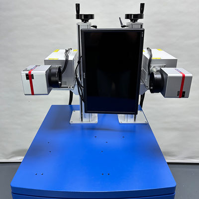 Good price Double-head Laser Marking Machine with Double Efficiency and Synchronous Asynchronous Modes in a Dual-Column Structure online