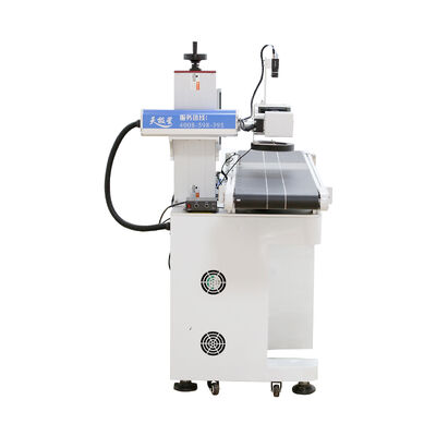 Buon prezzo Macchina marcatrice laser a fibra ottica visiva ad alta definizione con posizionamento automatico e dimensioni di marcatura 110*110mm in linea