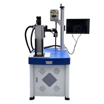 İyi bir fiyat. Dört eksenli, beş yüzeyli, dört eksenli bağlantılı fiber lazer markalama makinesi, tam açılı markalama ve ±0,01 mm hassasiyet çevrimiçi