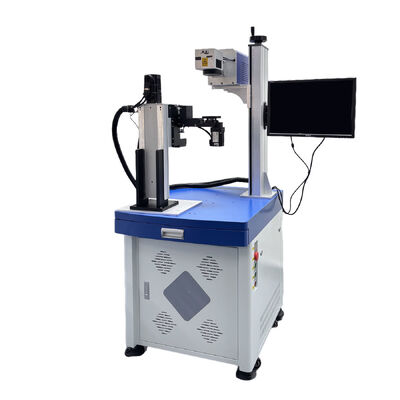 Bon prix Machine de marquage laser à fibres à quatre axes à cinq côtés à 360° pour une gravure de haute précision ± 0,01 mm en ligne