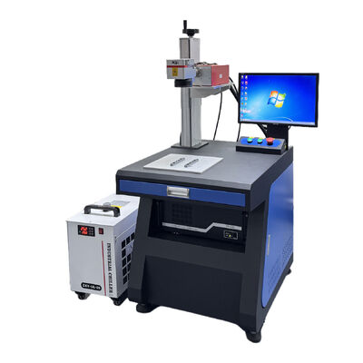 Bom preço Máquina de marcação a laser UV compacta com tecnologia de luz fria UV e vida útil de 100.000 horas para marcação fina on-line