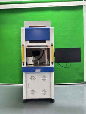 良い値段 完全に閉ざされたUVレーザーマーキングマシンで355nmUV冷レーザーと高精度マーキングのための0.01mm精度 オンライン
