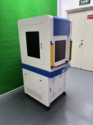 良い値段 オプティカルグラスと柔軟なPCBのマイクロンレベルの細工マークのための355nmUV冷たいレーザー付き,完全に閉ざされたUVレーザーマークマシン オンライン