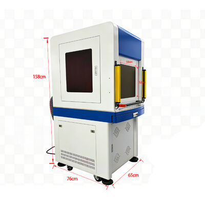Bon prix Machine de marquage laser UV industrielle entièrement fermée sans poussière avec laser UV froid de 355 nm et largeur de ligne minimale de 0,017 mm en ligne