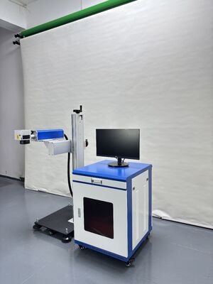 Goede prijs 20W30W50W Split Type Fiber Laser Marking Machine met 7000 mm/s Snelheid voor Industriële Codering en Gravering online